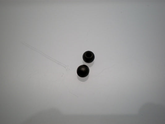 black hollow beads 100 pack