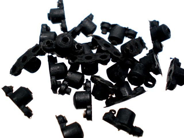 black rattle bands 100 pack