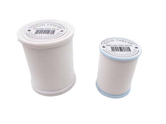 Vivid Jig Tying Thread White Size D